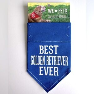 Best Golden Retriever Slip Collar Bandana - NWT